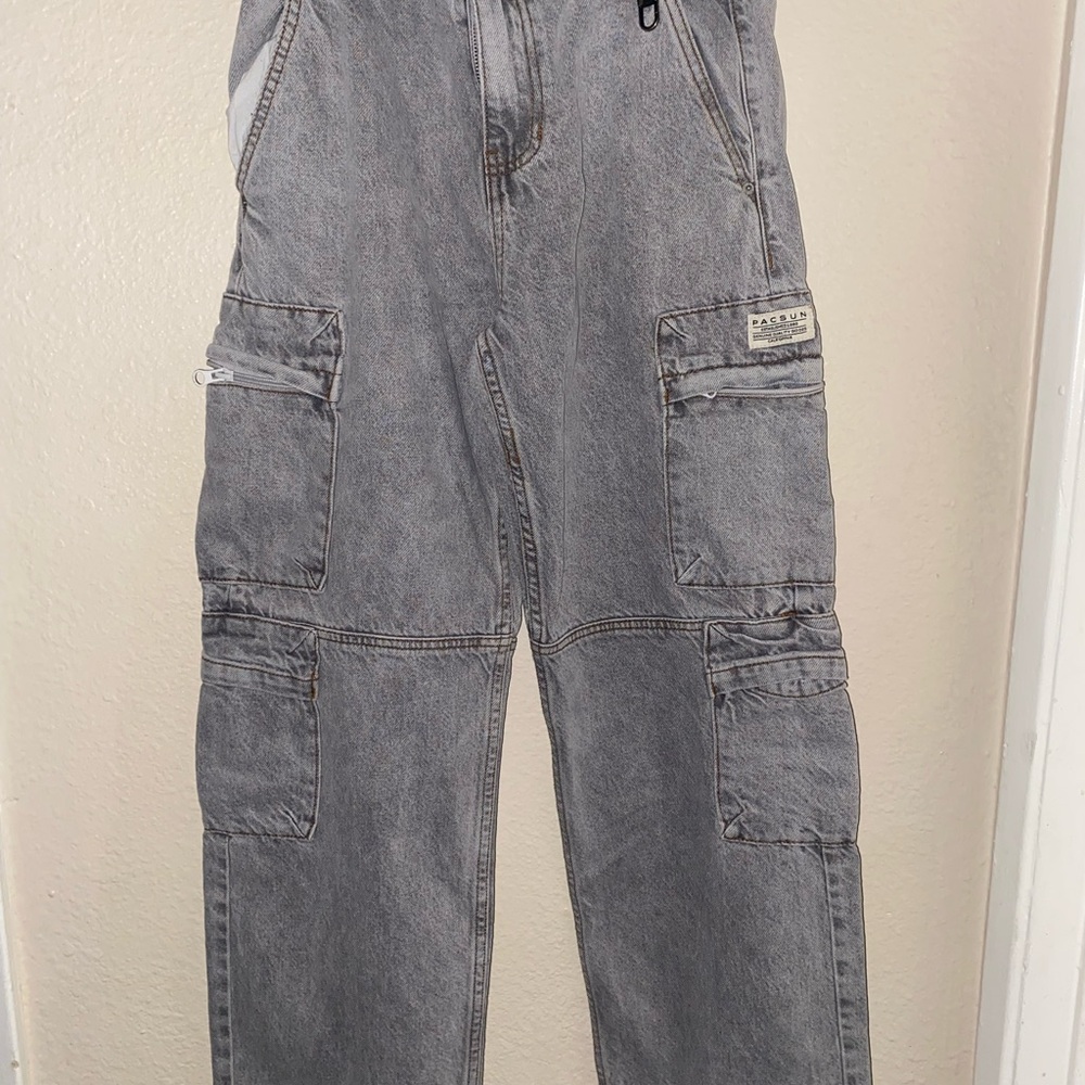 PacSun Men's Gray Cargo Pants